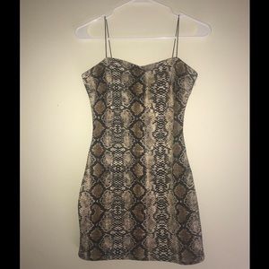 Snake Mini Dress